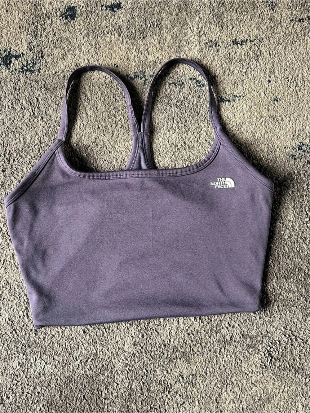 The North Face Purple Longline Sports Bra Crop Top Women’s M